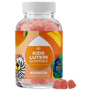 100% Organic No Binders Eye Vitamin Supplement Lutein Children Vitamin Gummy for Ages 4 and Up