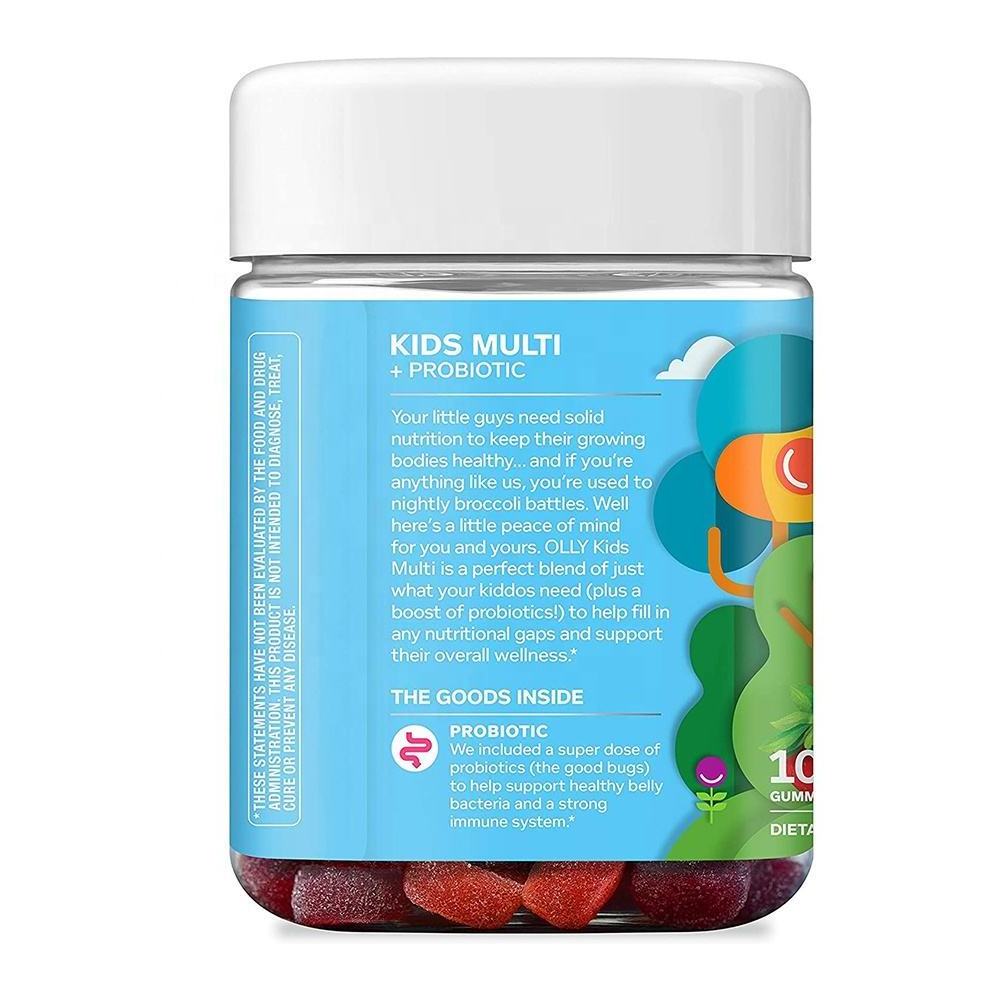 Custom Logo No Binders Supplements And Vitamins Kids Lutein Gummy Supports Eye Health