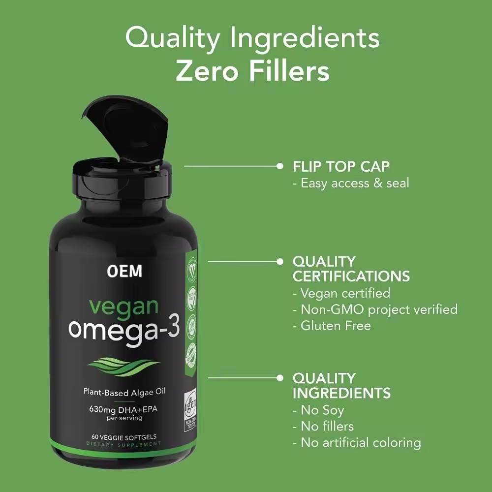 2024 New Natural Health Food Ultra Concentrated Enteric Coated Fish Oil Omega 3 SoftGel for Health