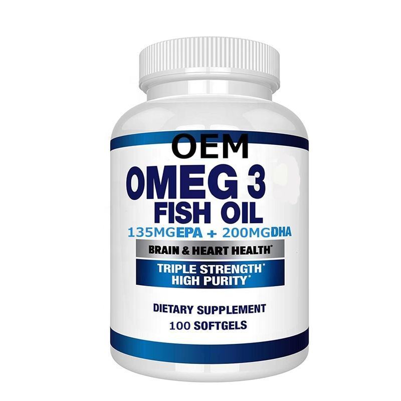 Wholesale Bulk Price No Binders Improve Eye Health Nutritional Supplements Omega 3 Fish Oil Bulk