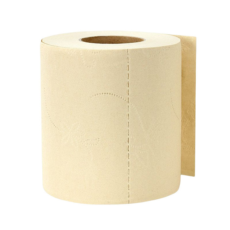 High Quality Unbleached Custom Printed Wrapping Hot Selling Wholesale Bulk Toilet Paper