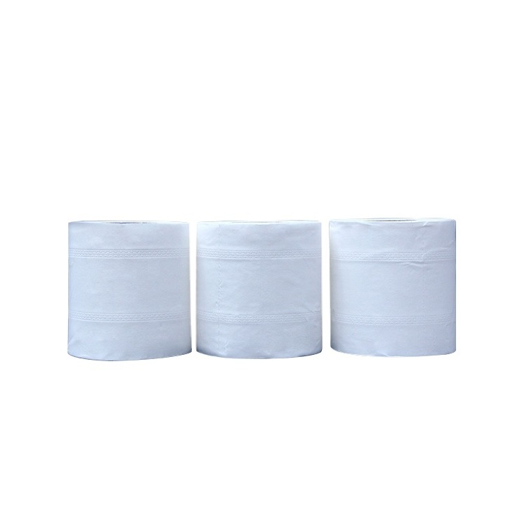 Good Quality Virgin Wood Pulp Hot Sell Standard Commercial Biodegradable 4 Ply Toilet Tissue Roll