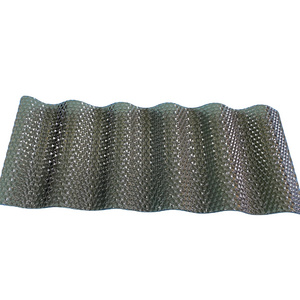 Diamond embossed  corrugated polycarbonate sheet