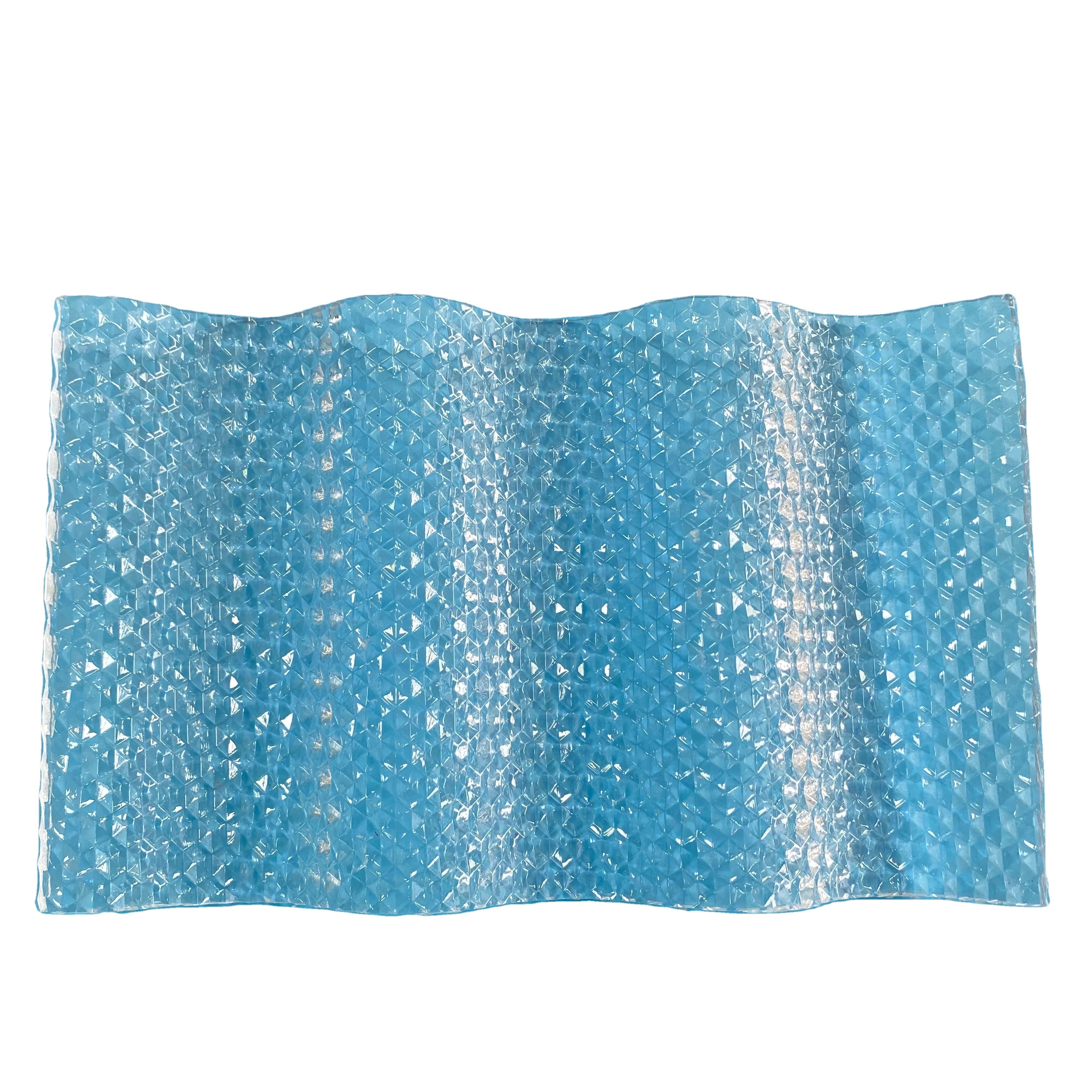 Diamond embossed  corrugated polycarbonate sheet