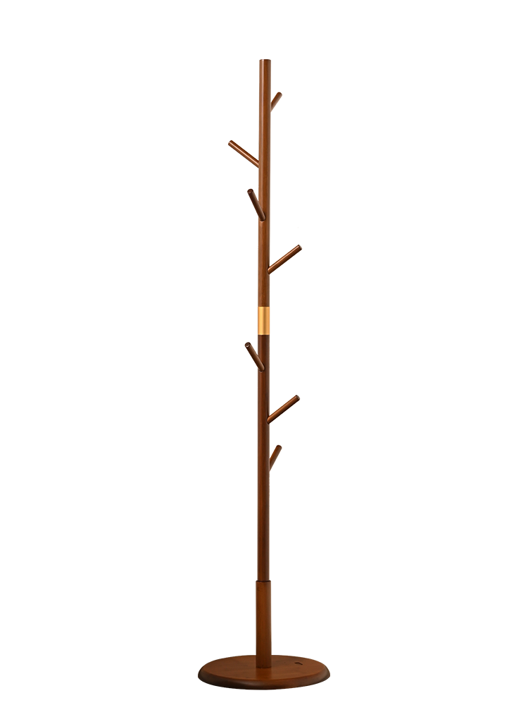 high grade standing entryway solid bamboo Freestanding corner tree coat clothes hanger floor rack stand