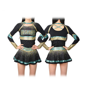 wholesale any color Performance Uniforms Cheerleading Wear For Girls Rhinestone Cheerleader Uniforms