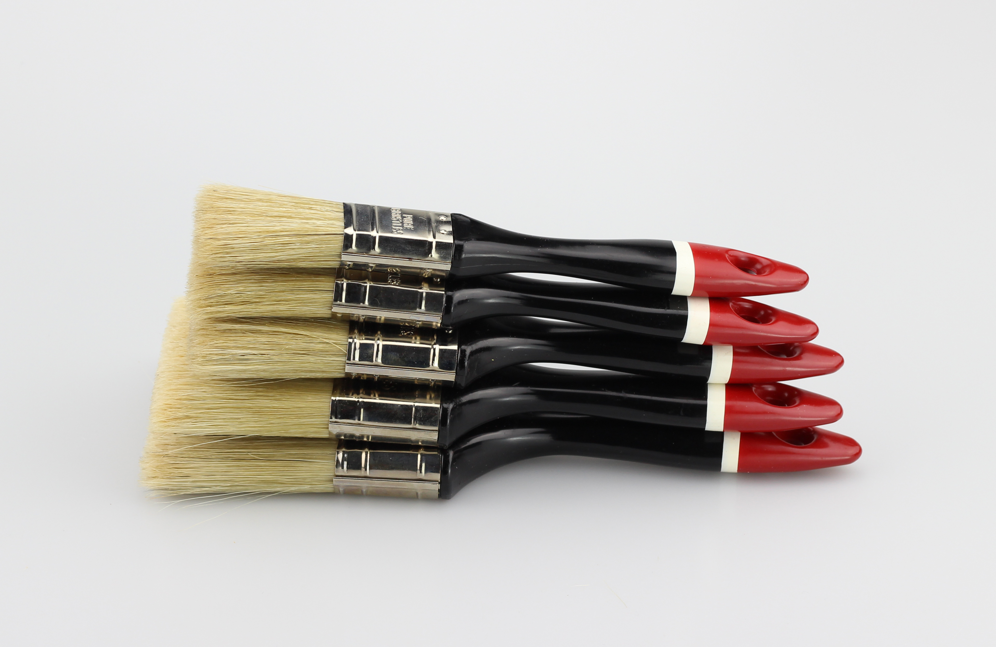 5 Pcs Natural Pure Bristle Paint Brush  Set Painting Brushes With Lower Prices