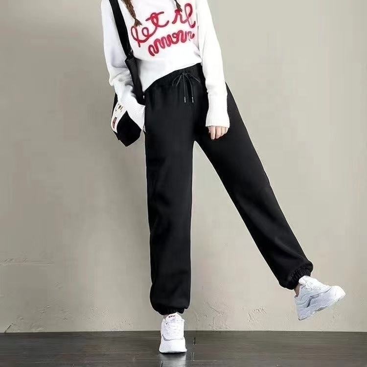 Wholesale Fleece Sweat Pants Womens  High Waisted Sweatpants Women Tracksuit  Fleece Sweatpants