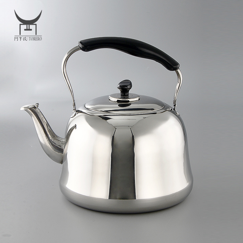 201 & 304 Stainless steel kitchen tea kettle water boiler for gas stove induction kettle whistling kettle