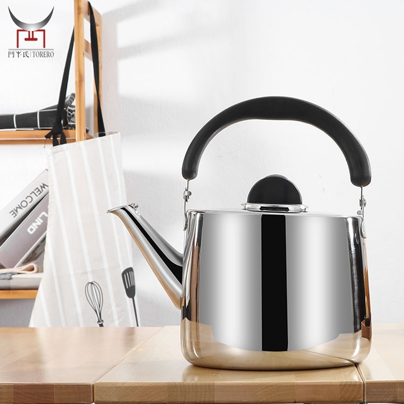 Stainless Steel Whistling Tea Kettle for Stove Top Tea Sounding Kettle Large Capacity Household Teapot