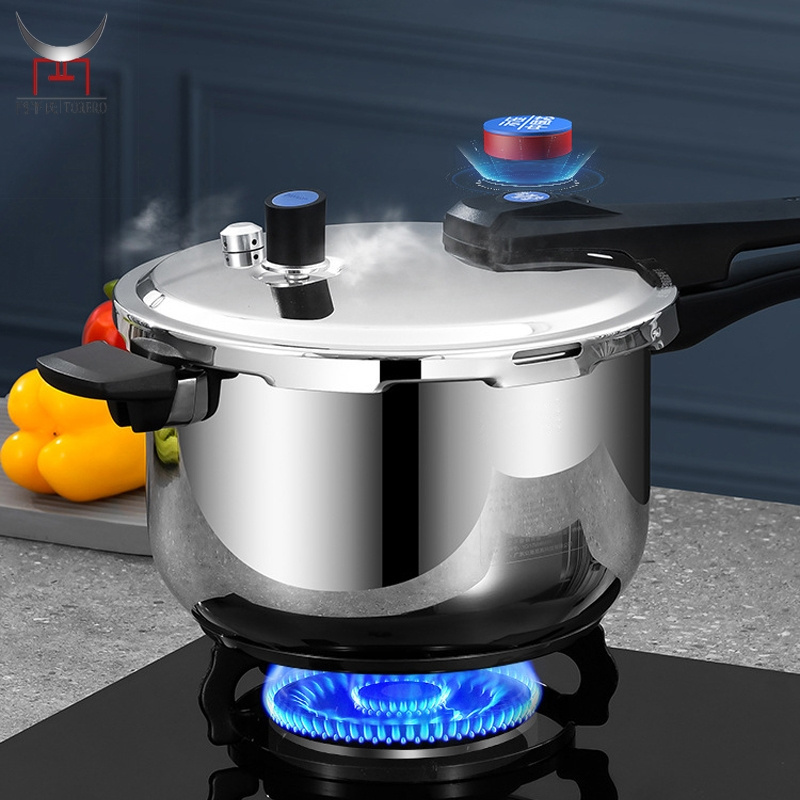 Stainless steel 4L/5L/6L high pressure cooking pot gas rice cooker pressure pot cooker