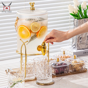 Parties alcohol cold kettle with tap beverage serving sets wine tray soda beer dispenser plastic drink dispensers