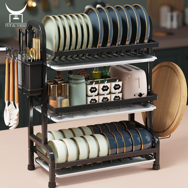 kitchen unique stainless steel 3 tier z, seasoning spice organizer rack