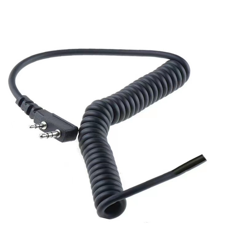 Walkie Talkie DIY K Head 4 wire Microphone Cable Suitable For Baofeng TYT Quansheng BF-888S UV5R UV82 UV-K5  MIC Cable