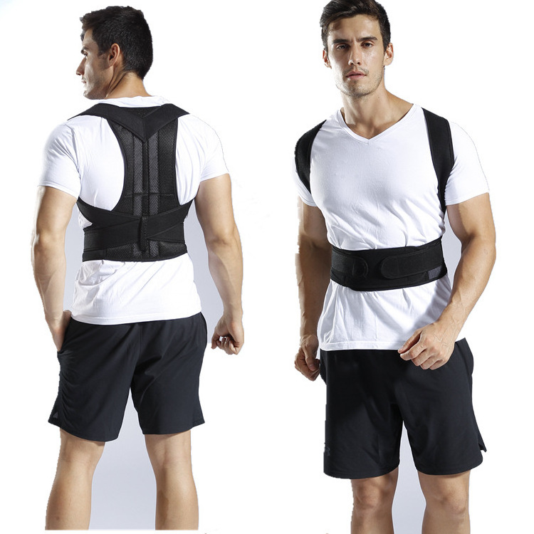 Factory hot sale neoprene Lumbar support Belt Posture Corrector Back Brace