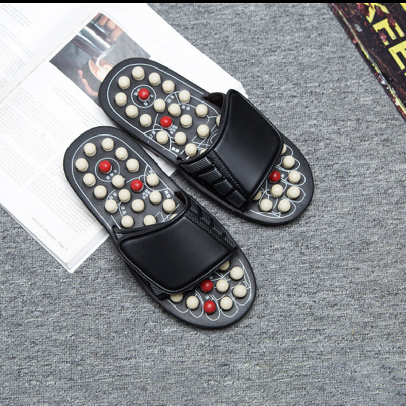 Acupressure Foot care Indoor Sandals Reflexology silicone Massage Slippers for Men and Women massager Acupuncture shoes