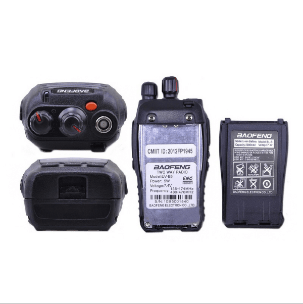 Baofeng UV-B5 2017 Newest US Standard Long Distance Mini Black Walkie Talkie