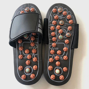 Acupressure Foot care Indoor Sandals Reflexology silicone Massage Slippers for Men and Women massager Acupuncture shoes