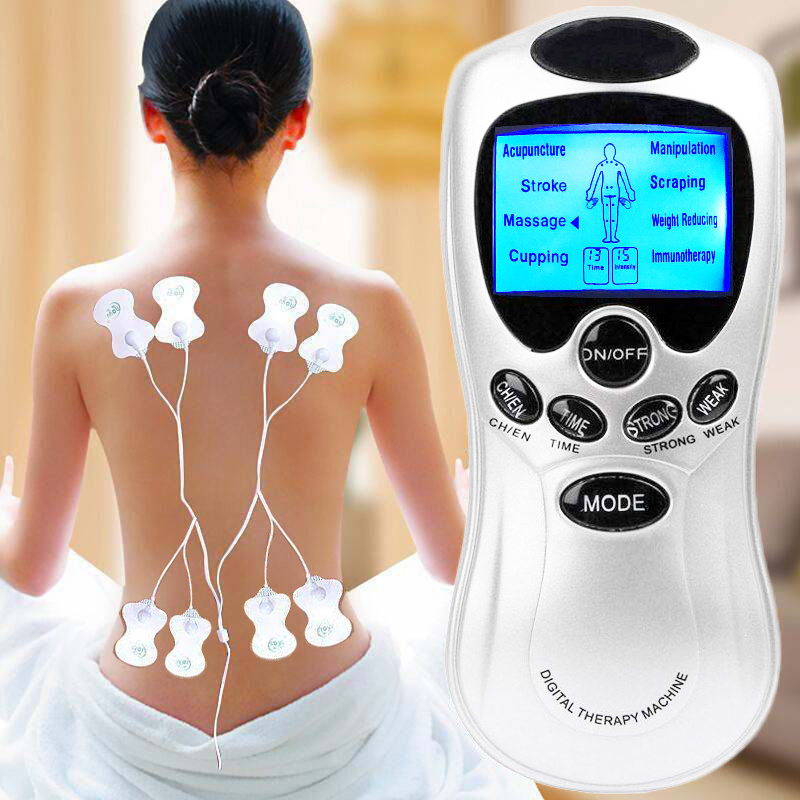 2031 Hospital Tool Digital Meridian Therapy Massager Electronic pulse massager Acupuncture Two Output Body Massager