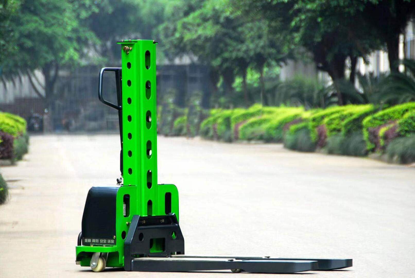 RXD Small semi electric portable self loading pallet lifter stacker 500kg capacity mini forklift forklift trucks