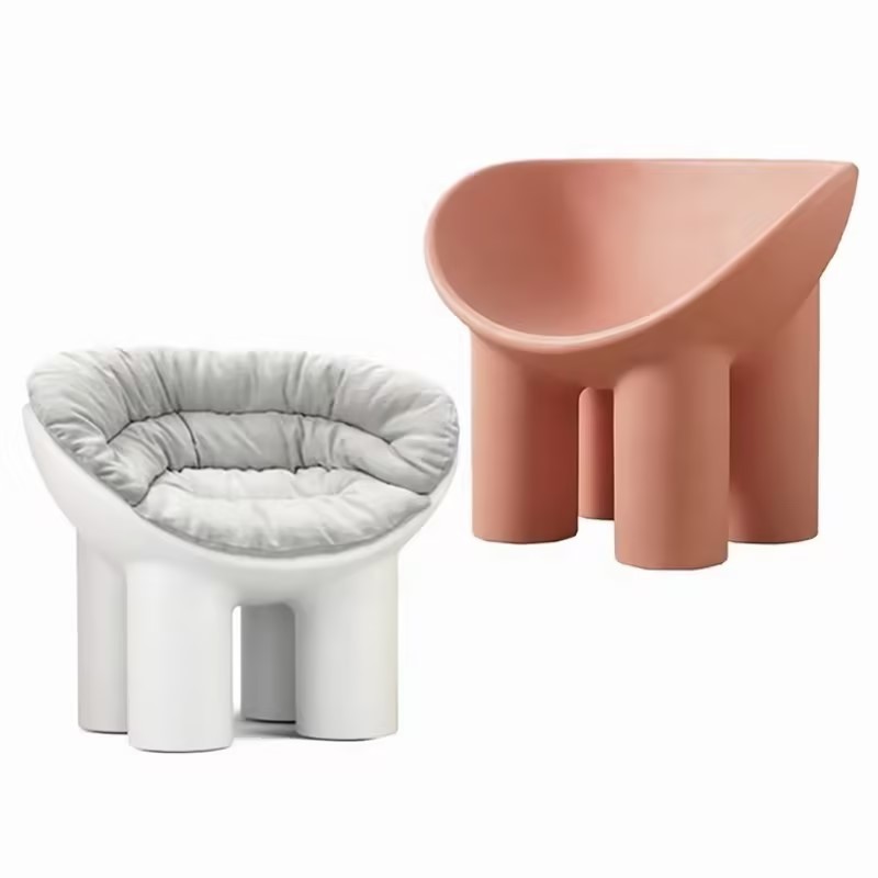 High Quality Modern Creative Design Elephant Leg Chair for Adults and Children Cute Irregular Plastic Living Room Furniture