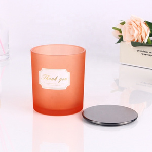 Popular Cylinder Glass Candle Vessels,8 Oz Glass Container For Candle Making 300ml