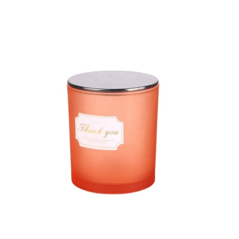 Popular Cylinder Glass Candle Vessels,8 Oz Glass Container For Candle Making 300ml