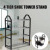 3/4 Tiers Shoe Rack Holder Aluminum Shoe Cabinets Shelf Shoe Cabinet Home Dorm Small Size Storage Holder Home Organizer