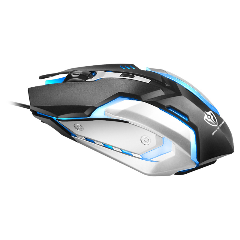 Ergonomic Gaming Mouse for Computers Usb Optical Play Wireless Mouse ABS Plastic Switchable RGB