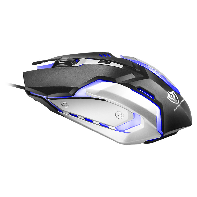 Ergonomic Gaming Mouse for Computers Usb Optical Play Wireless Mouse ABS Plastic Switchable RGB