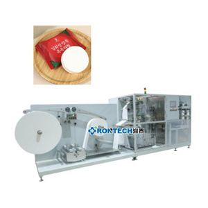 Automatic Cotton material compressed bath towel travel towel making machine