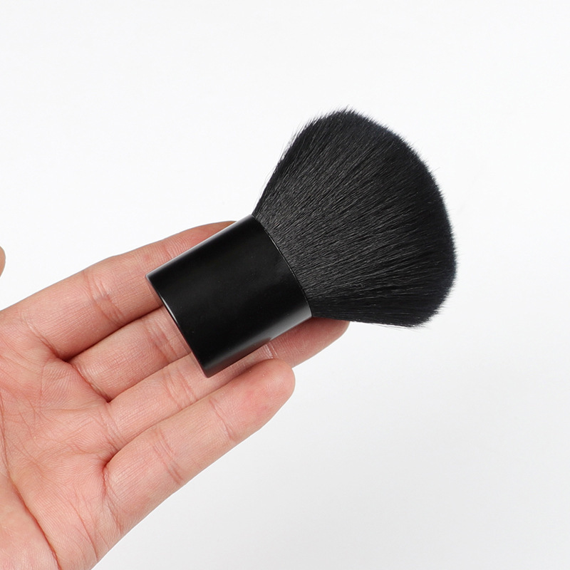 2023 New Loose Powder Brush Hair Fluffy Retractable Refillable Dispensing Makeup Cosmetic Loose Powder Brush Container