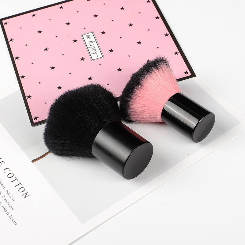 2023 New Loose Powder Brush Hair Fluffy Retractable Refillable Dispensing Makeup Cosmetic Loose Powder Brush Container