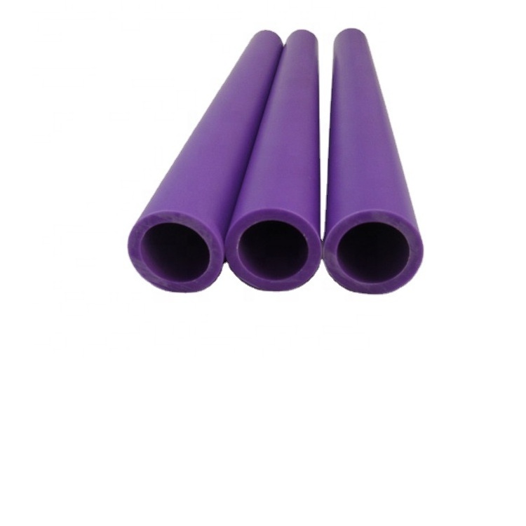 Modena PVC tubing Poly Vinyl  purple plastic tube  custom hard round shape tube