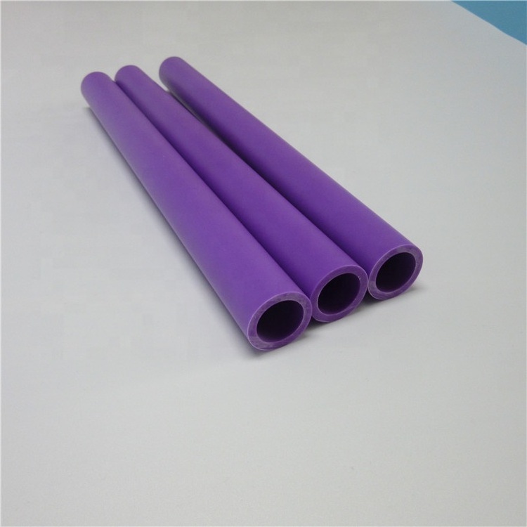 Modena PVC tubing Poly Vinyl  purple plastic tube  custom hard round shape tube