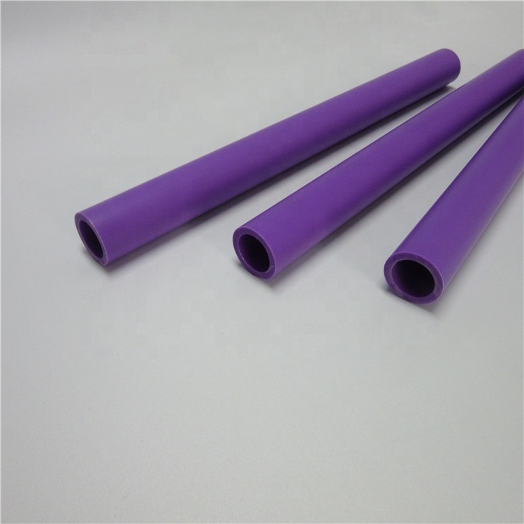 Modena PVC tubing Poly Vinyl  purple plastic tube  custom hard round shape tube