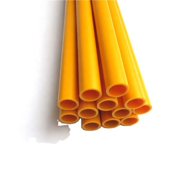 Orange PVC tube hard round pipe customized diameter high quality