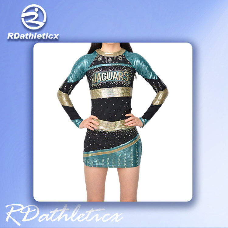 Customized Sleeveless Cheerleader Uniform Women Sublimation Cheerleading uniform