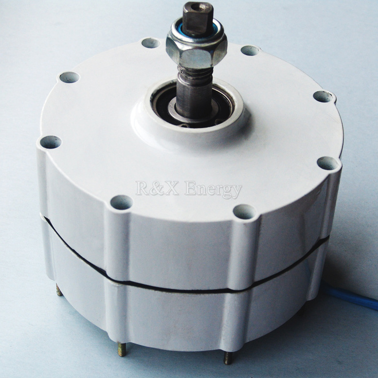 24v 48v Ac Dc Generator Permanent Magnet 300w 600w 500RPM Permanent Magnet Generator 3 Phasen