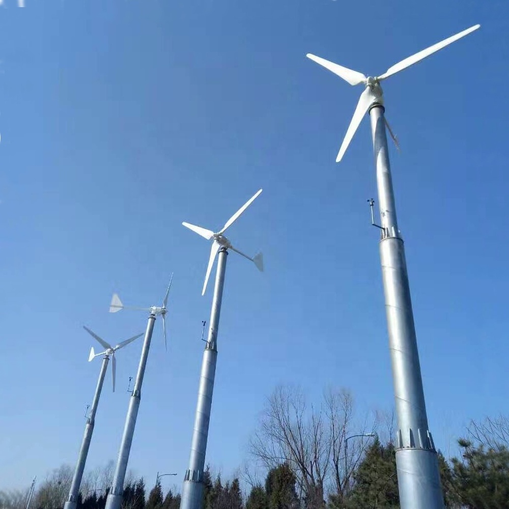 R&X CE China Cheap Home 5000 watt 5kw hawt Axial Wind Turbine