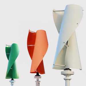 High Efficiency Magnet Wind Turbine 1KW 5KW 10KW Spiral Shape Vertical Wind Turbine