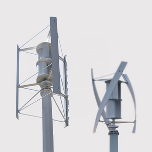 1kw 2kw 3kw 5kw 6kw 8kw 10kw Wind Generator Vertical Axis Wind Turbine  With Solar System1200W