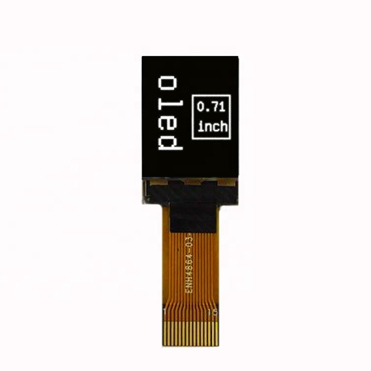 Mini OLED Screen 0.71 Inch White on Black Small Graphic OLED Display