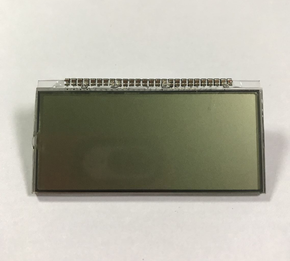 Custom Monochrome Black On White 7 Segment  8 digit LCD Display