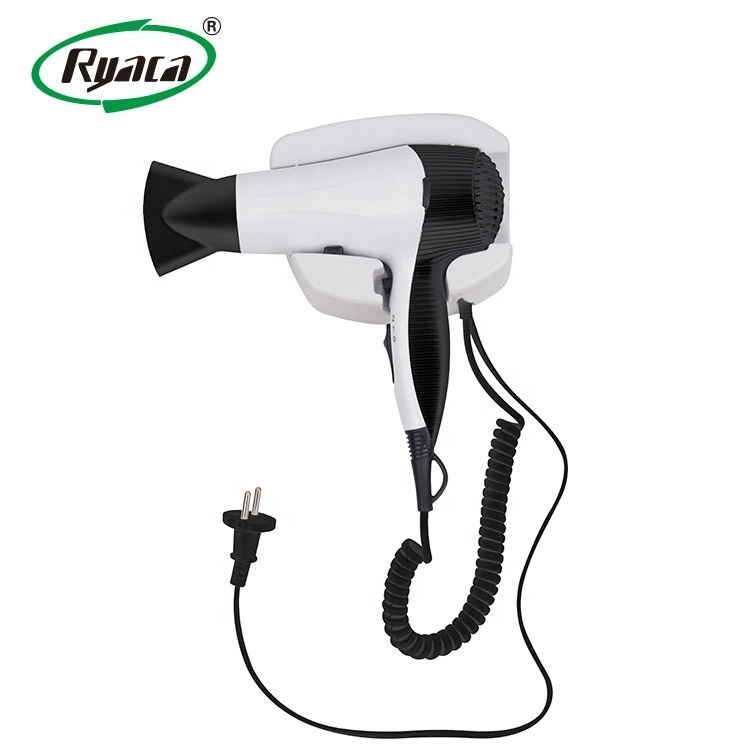 Top quality professional 2000W hotel using hair dryer holder wall mount