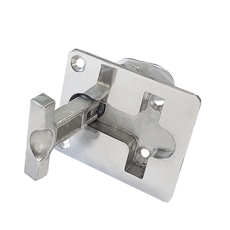 304 Stainless steel floor locks Square lock 