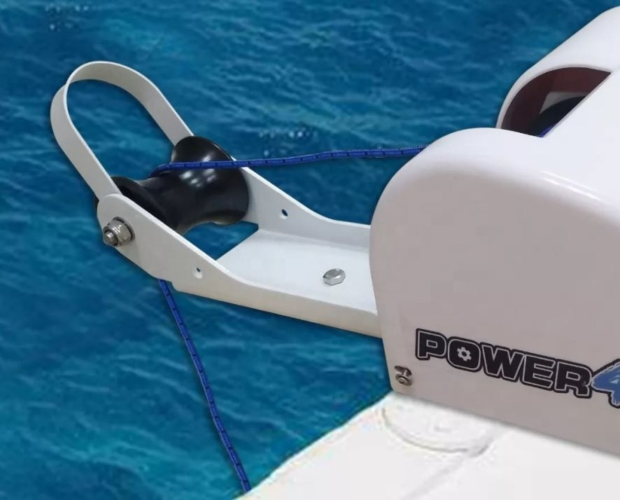 12V Electric Anchor Winch For 25LBS 11KG Anchor Saltwater White Marine Boat Yacht Pontoon Other Marine Supplies