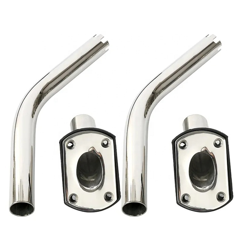 Marine Stainless Steel Boat Outrigger Pole Rod Holder Flush Mount Marine Hardware Boat Yacht Accessories