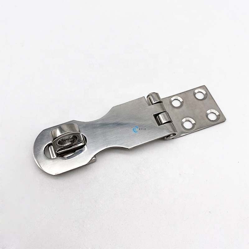 Marine Grade 316 Stainless Steel Cabinet Door Swivel Eye Locking Safety Hasp latch Clasp for Boat Yacht Hardware Accessories