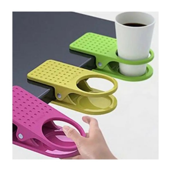 Desk Cup Holder Clip Drink CUP Clip Coffee Holder  coffee paper cup holder